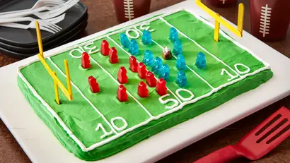 Football Field Brownies